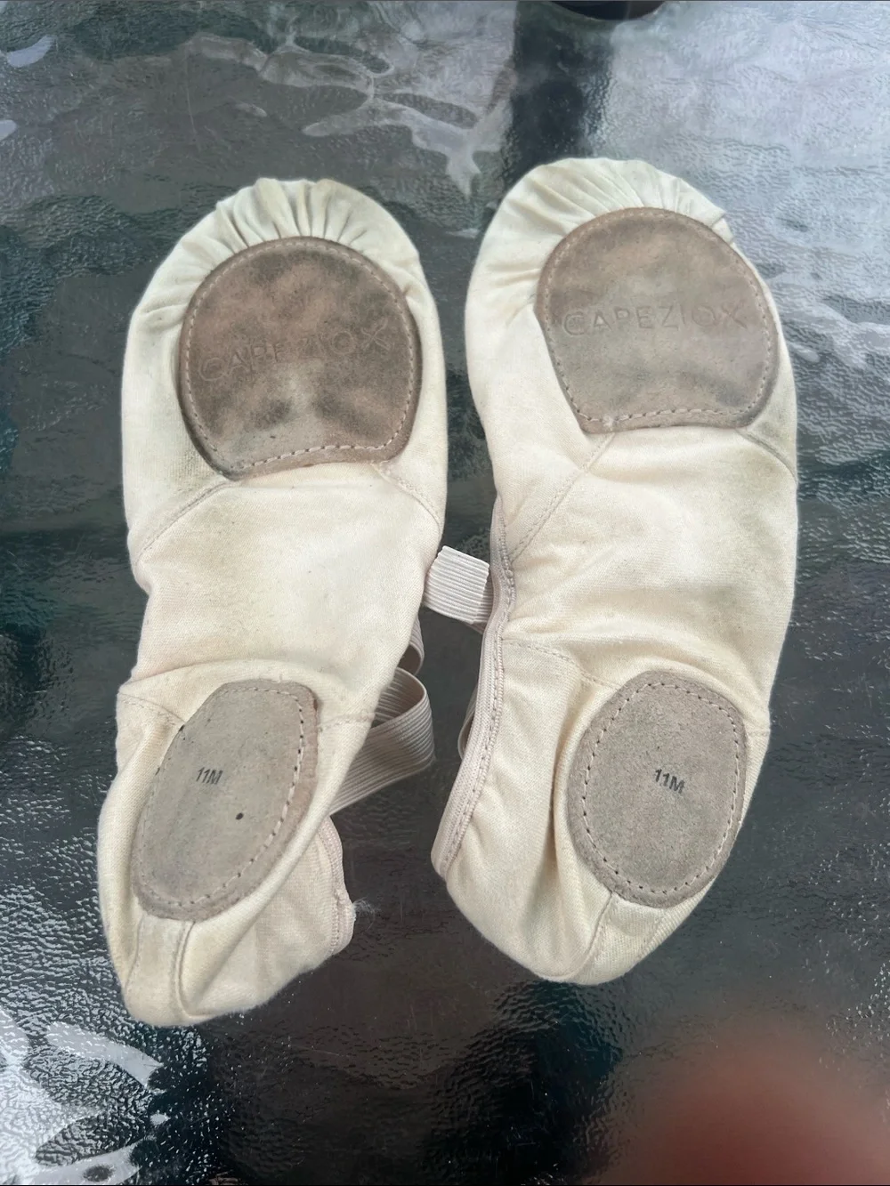 Capezio Canvas Ballet Slippers in Light Pink